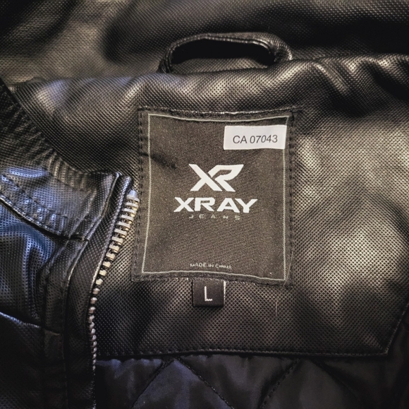 X-ray faux leather jacket - Picture 3 of 3